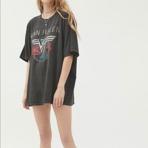 Urban Outfitters Van Halen T Shirt Dress